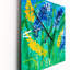 Horloge murale fleurs sauvages et gouache-594087804