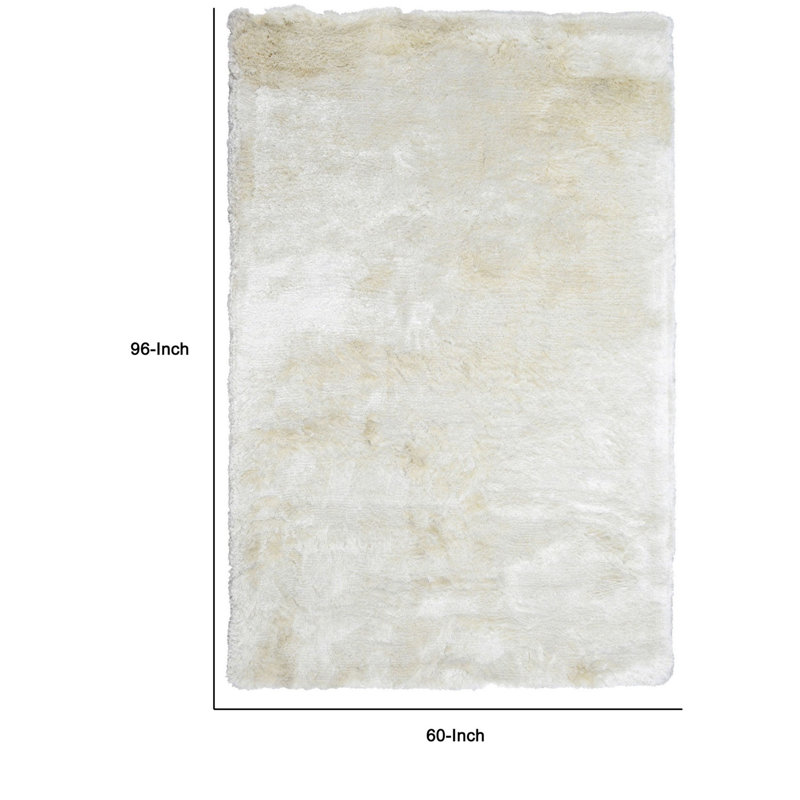 Collins Area Rug in Ivory, Rectangle 5' x 8'