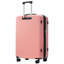 Ensemble de valises rigides 5 pièces avec sacs, bagage à main semi-ouvert 20 po avec port USB, bagage extensible 24 po 28 po avec roulettes doubles verrou TSA