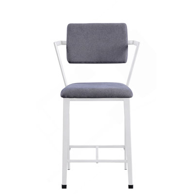 Counter Height High Back Chairs (Set Of 2)