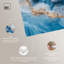 Décoration murale géode en toile Molten Topaz I -585068625-585068591