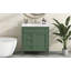 Meuble-lavabo 30 po avec lavabo supérieur, meuble-lavabo moderne avec 2 tiroirs et un tiroir basculant, meuble-lavabo simple-126233785