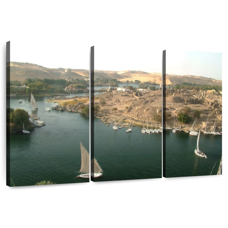 Mehar Aswan Nile Boats, 24" H x 38" W