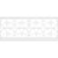 Panneaux muraux blancs 94,5 "(paquet de 4)-69958114