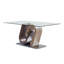 Aeysha 71" Glass Pedestal Base Dining Table-2004303002