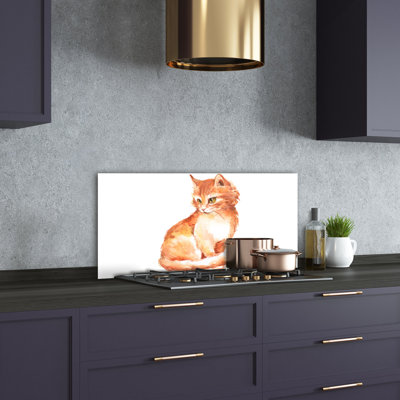 50cm W x 100cm L Glass Peel and Stick Panel