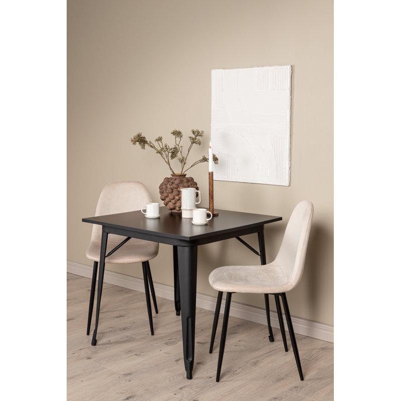 Stockport 2 - Person Dining Set, Beige, Beige
