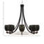 Lustre 8 lumières avec verre 5 "Paramount-921087641-921087644