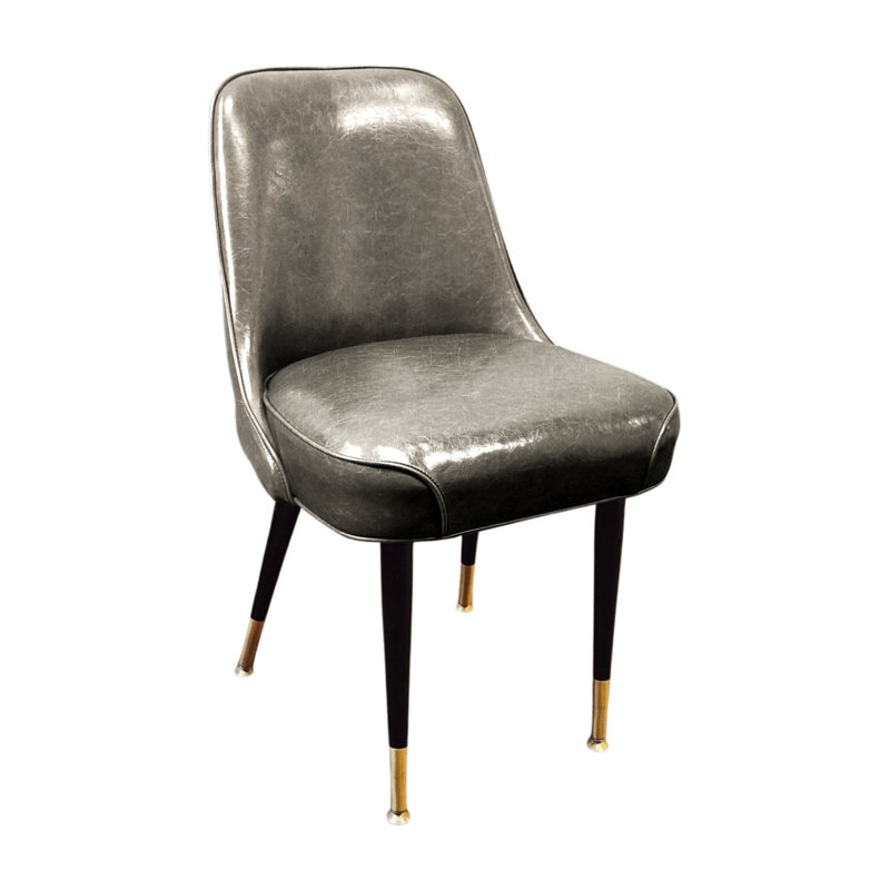 Fauteuil club capitonné extérieur, Gris