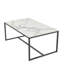 Marble Coffee Table Rectangle Sintered Stone Top Side End Table With Metal Frame-1559052918