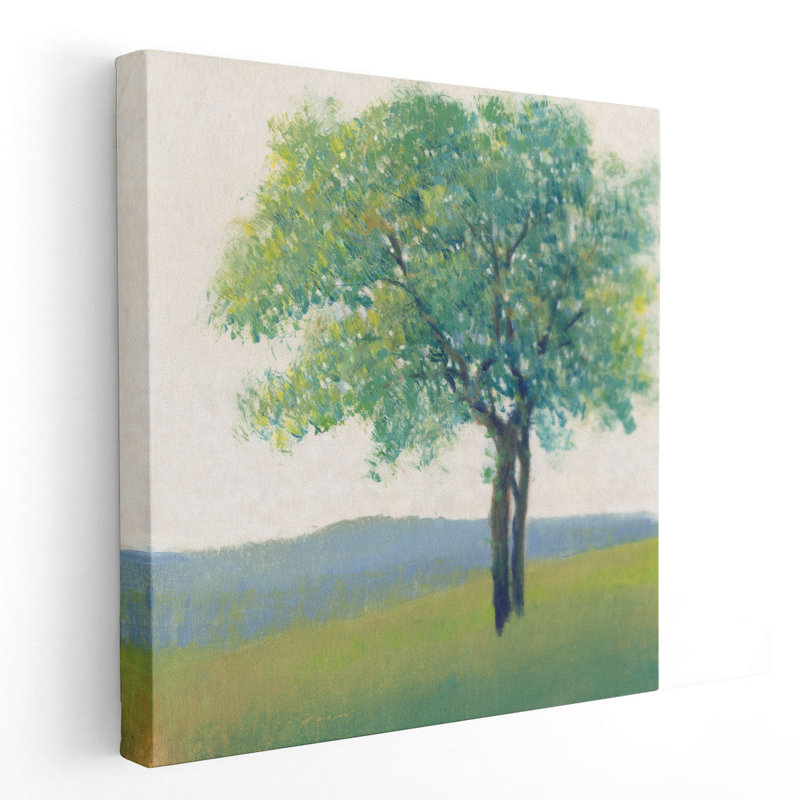 «Solitaire arbre II», reproduction d'art sur toile, H 12 po x l 12 po