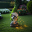 Statues de jardin solaires gnomes