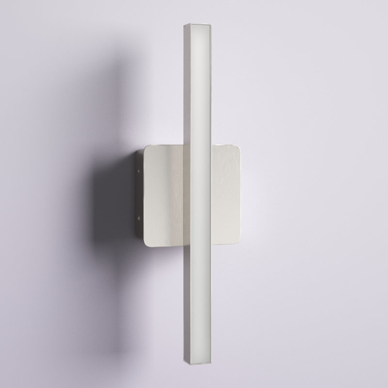 Arwed Dimmable LED Bath Sconce, Brushed Nickel