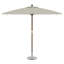  Base de parasol à roulettes avec poignée en granit gris rond 64 lb