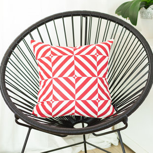 Geometric Square Diagram Pillow Cover