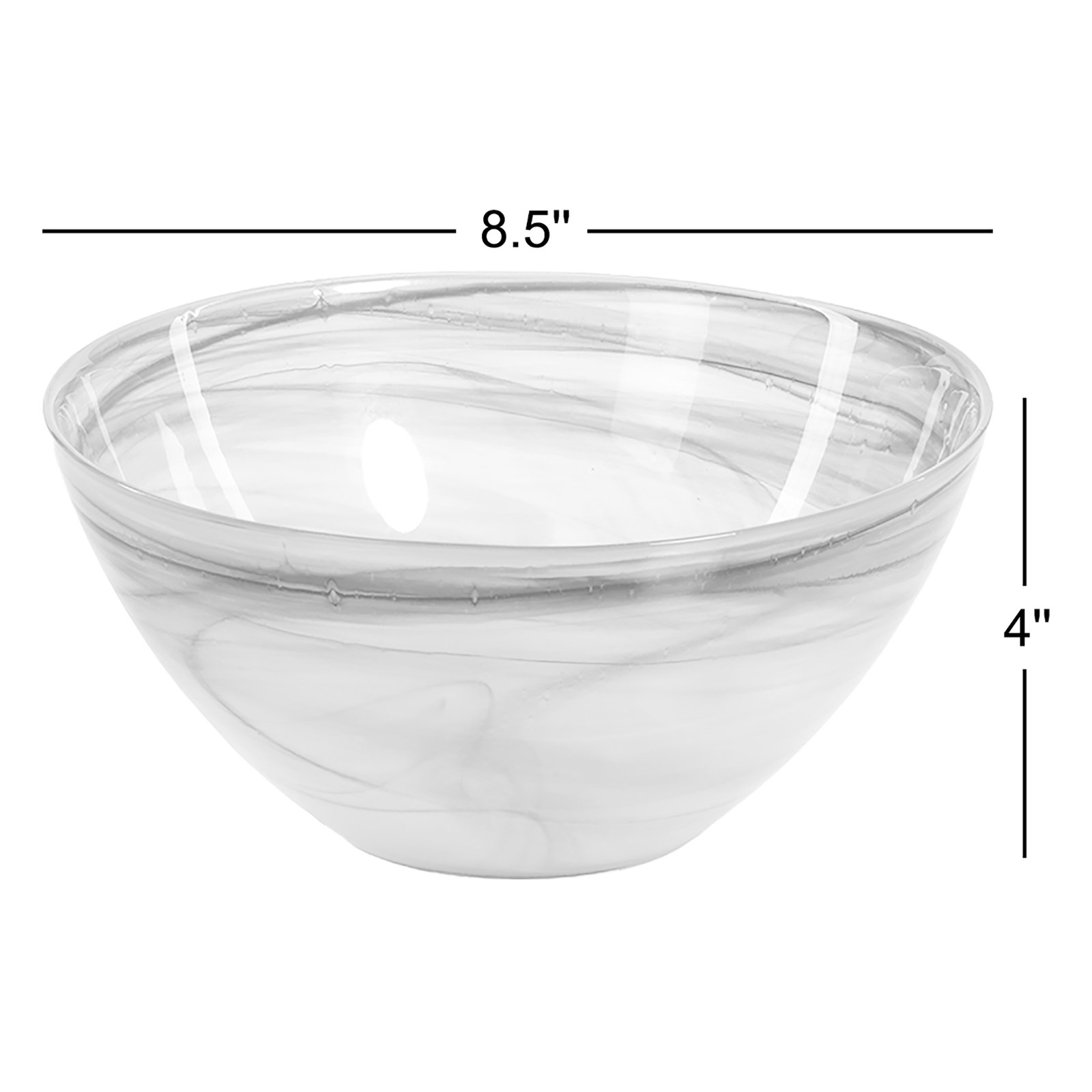 Anjou Glass Serving Bowl