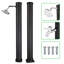 Altmar Solar Powered Temperature Controlled Portable Free Standing Outdoor Shower and Footwash Spout