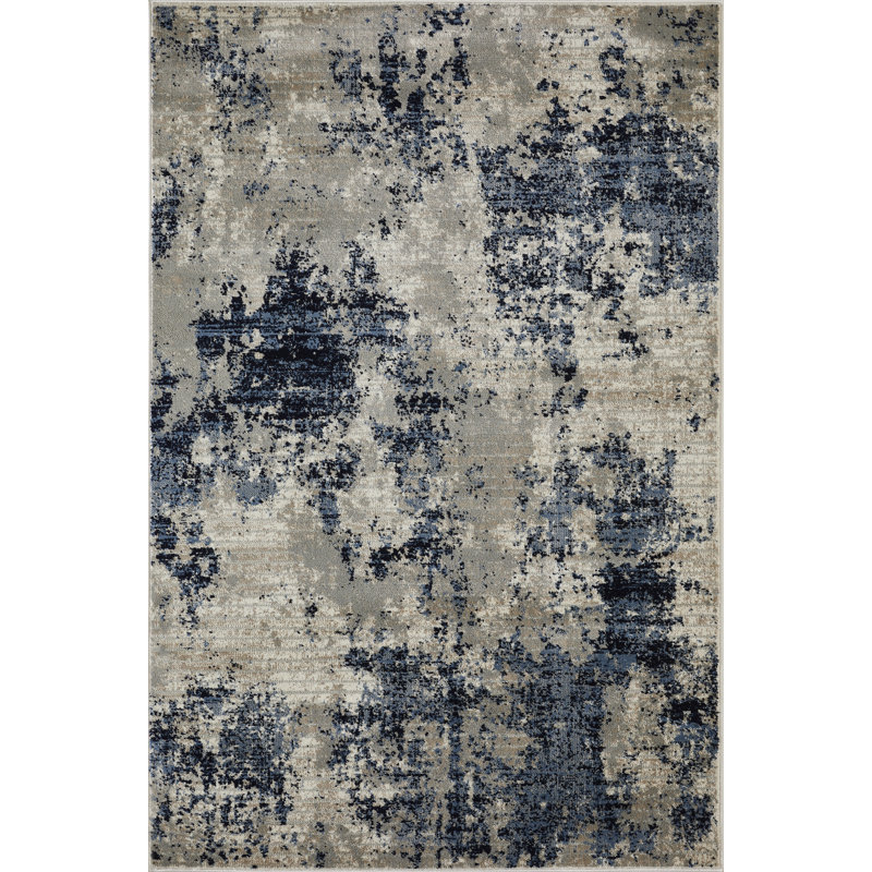 Shawnya Abstract Indoor Rug, Rectangle 5' x 8'