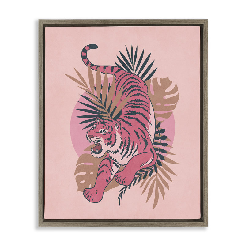 Art mural sur toile Floater par Taly, Cadre flottant orme Montalcino, H 31 po x l 25 po