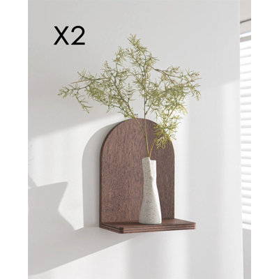 Locelso 100% PLYWOOD Floating Shelf