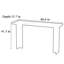 Table de bar simple de style crème-20150568