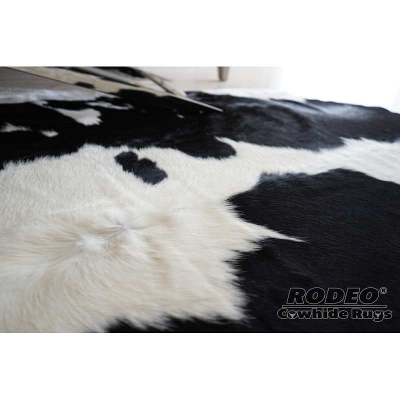 Tapis noir / blanc Amerigo, Nouveauté 6 pi x 8 pi