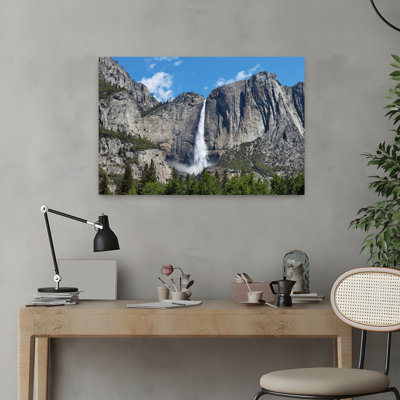 View Of Yosemite Falls In Spring Yosemite National Park California Usa Abstract Contemporary Forest Landscape Art