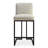 Upholstered Counter Stool with Steel Frame-54500708