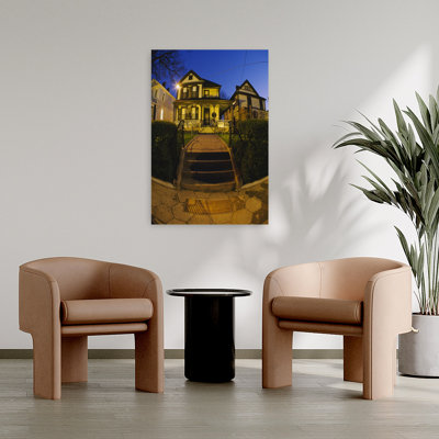 Facade of a house Birthplace of Martin Luther King Jr Atlanta Georgia USA 1 Piece Wrapped Canvas Wall Art