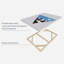 «Abstract Triangle Mountains» sur impression sur toile-1588404141