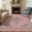 Tapis de couloir oriental délavé rétro lavable à la machine Vintage-1690242586