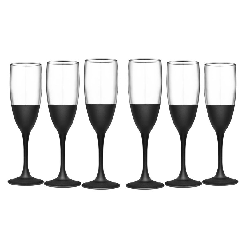 Ensemble de 6 verres à champagne de 170 ml de 96 ozl.