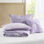 Courtepointe très grande / très grande taille, jeté, imprimé en microfibre, trois motifs floraux, coussin froncé, microfibre lavable à la machine,