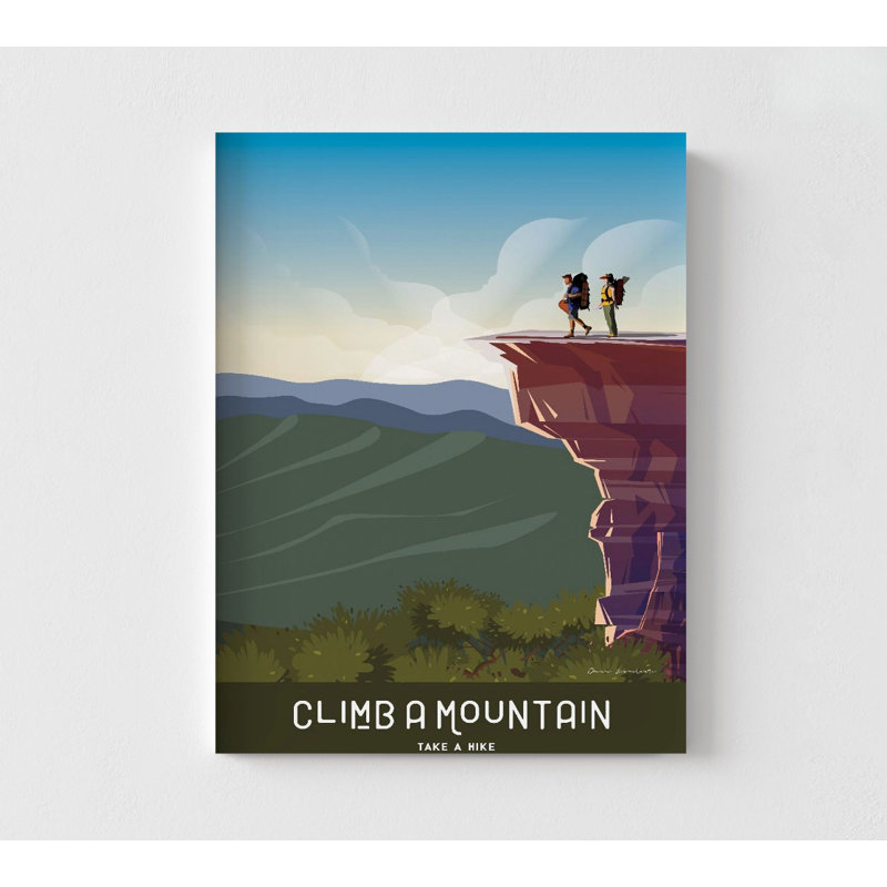 Reproduction d'affiche encadrée d'escalade, affiche de voyage en montagne, affiche de paysage de montagne, art mural encadré, art mural surdimensionné, art mural grand