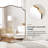 Anayalee Traditional Scalloped Rectangle Bathroom Vanity Mirror | Stainless Steel Frame-219904210-242732415