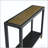 Glass Entryway Table with 2-Tier Metal Structure-371146244