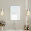 Aluminum Framed Rounded Rectangle Mirror, Wall Mounted Bathroom Vanity Mirror, Modern Horizontal/Vertical Entryway Wall Mirror-1058387005-1058387003