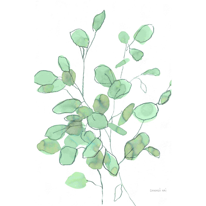 Photographie de feuilles transparentes d'eucalyptus par Danhui Nai, H 30 po x l 20 po, Toile tendue