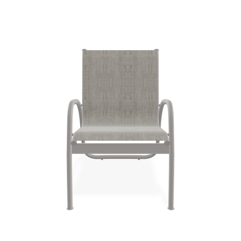 Fauteuil de patio Gardenella, Gris chaleureux texturé, Fumée