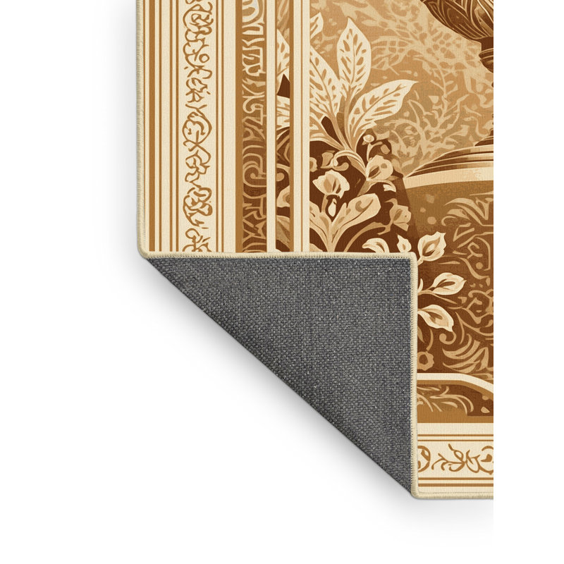 Tapis oriental beige doux et moelleux Sedgley Classic, 3 X 5