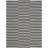 Ilona Striped Handmade Flatweave Cotton Ivory/Black Area Rug-1316732304