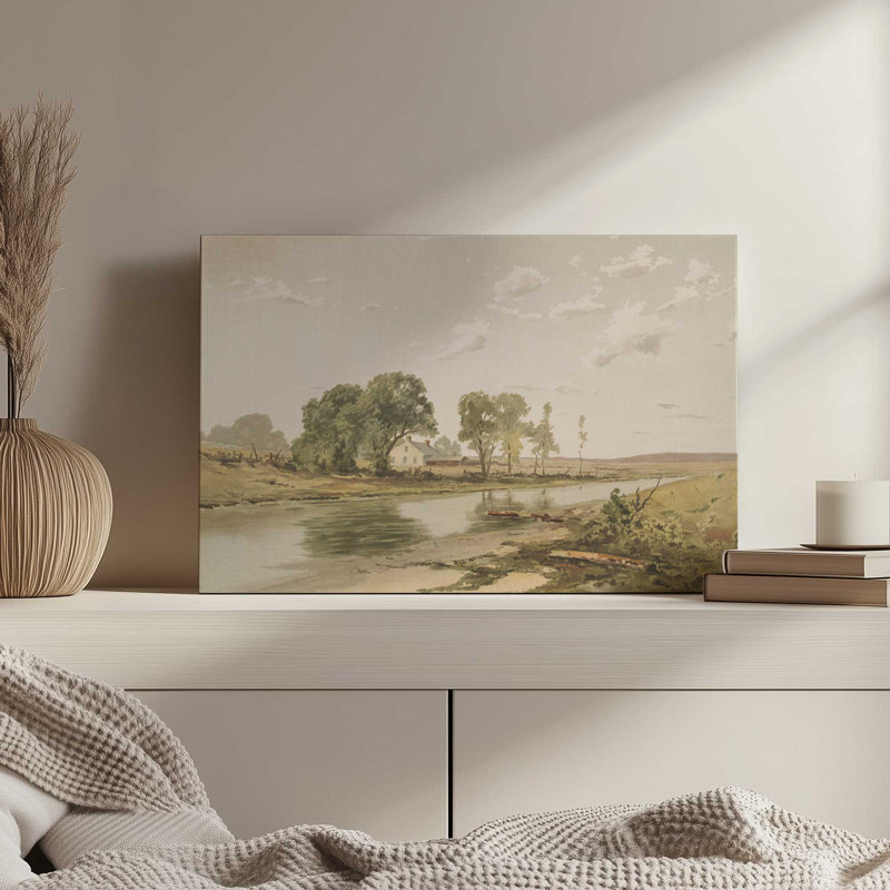 "An intervalles" par William Bartholomew, reproduction d'art sur toile, H 8 po x l 12 po, Toile tendue, Ne s’applique pas