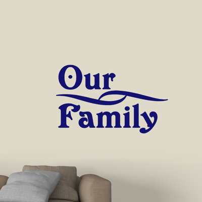 Adhésif décoratif «Our Family»