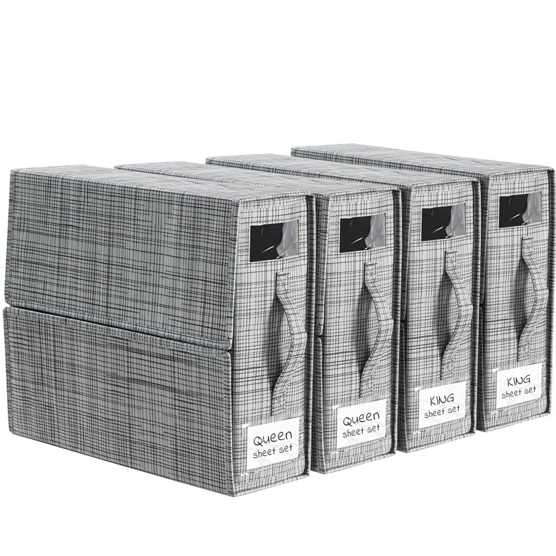 Rangement pour vêtements, boîte de rangement polyvalente (ensemble de 4)