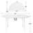 11-Piece Fold-In-Half Card Table – Kitchen, Wedding Event Set-111836003-111836000