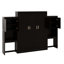 Lit escamotable multifonctionnel avec commode rabattable, armoires de rangement et bureau-525575468