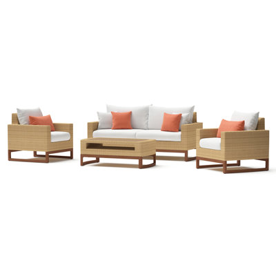 Milana Outdoor 4 - Piece Conversation Set