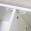 Banc de rangement pour chaussures 28,74 po avec armoire 2 portes