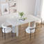 Ensemble de 4 chaises blanches (seulement les chaises)