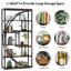 Bibliothèque 70,8 pouces de hauteur, brun rustique-290979877